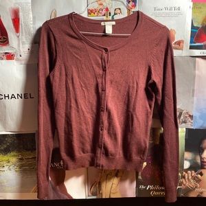 Cardigan sweater